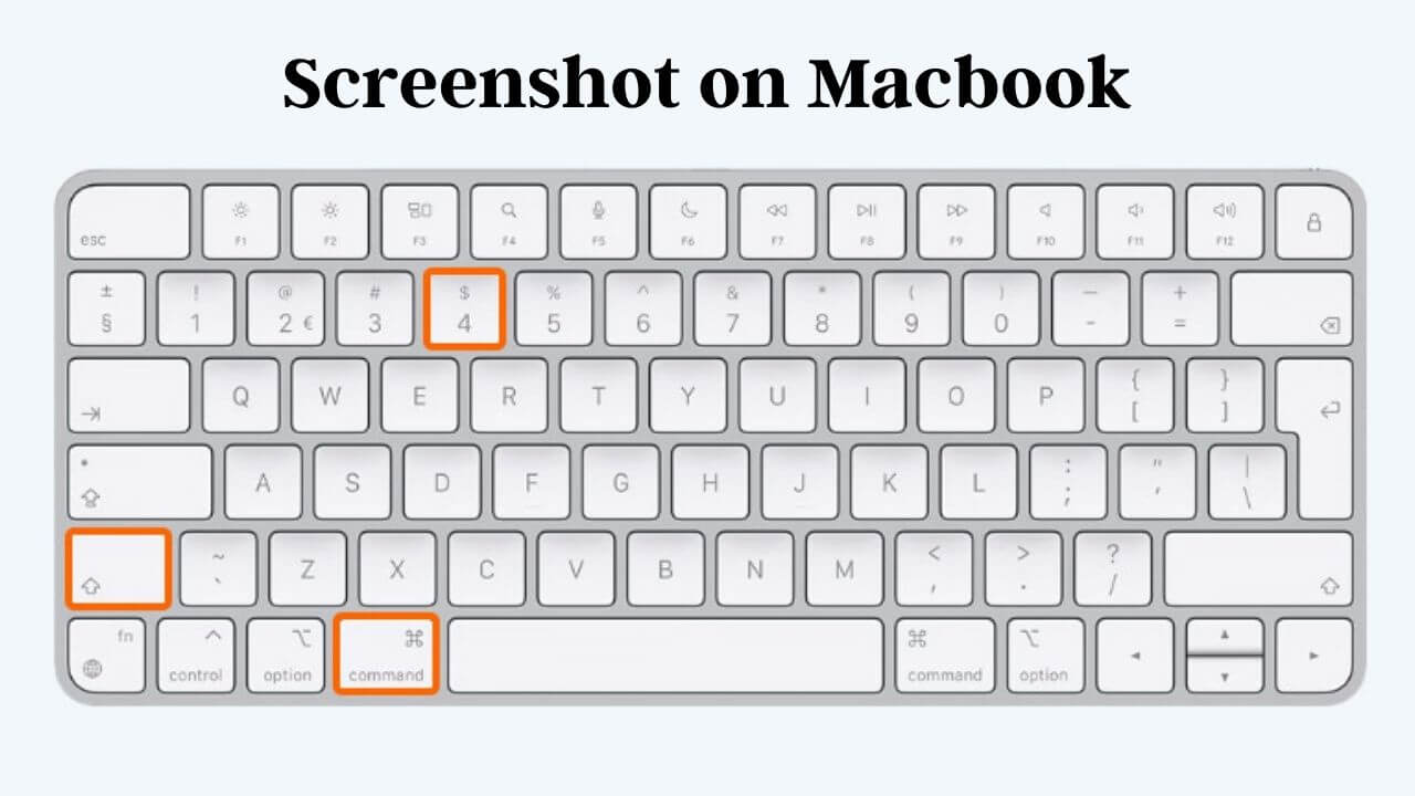 How to take a screenshot on Macbook