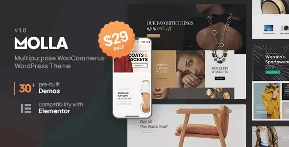 Molla v1.2.9 - Multi-Purpose WooCommerce Theme