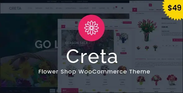 Creta v5.3 - Flower Shop WooCommerce WordPress Theme