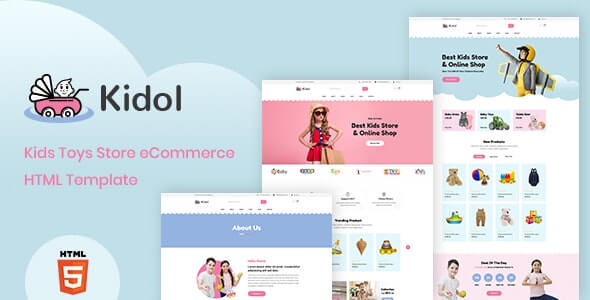 Kidol v1.0 - Kids Toys Store eCommerce HTML Template