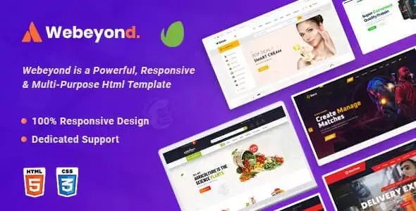 WeBeyond v1.0 - Multipurpose HTML5 Template Package