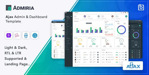 Admiria v1.0 - Ajax Admin & Dashboard Template