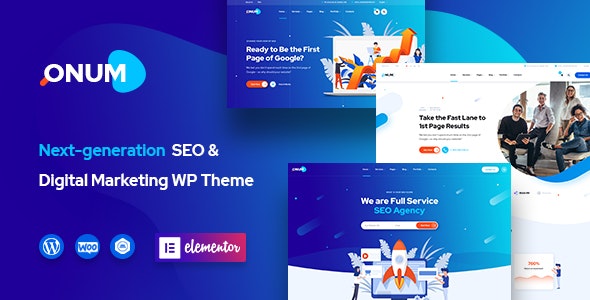 Onum v1.2.3 - SEO & Marketing Elementor WordPress Theme