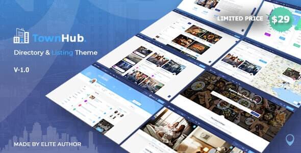 TownHub v1.5.8 - Directory & Listing WordPress Theme