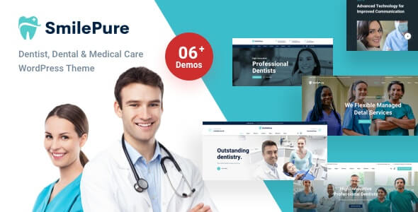 SmilePure v1.4.6 - Dental & Medical Care WordPress Theme