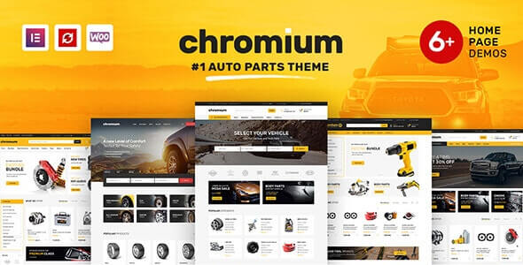 Chromium v1.3.25 - Auto Parts Shop WordPress Theme