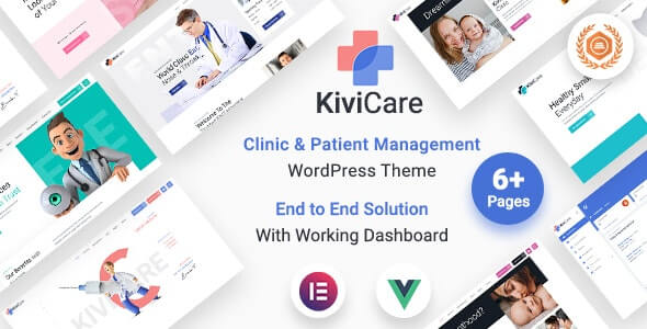 KiviCare v1.4.1 - Medical Clinic & Patient Management WordPress Theme