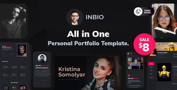 InBio v2.3.0 - Personal Portfolio/CV WordPress Theme