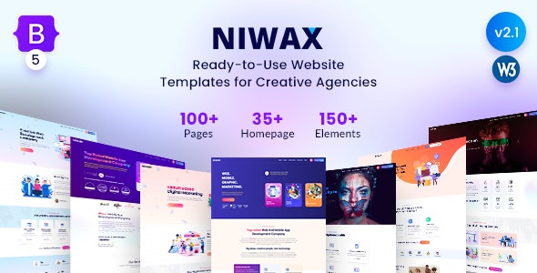 Niwax v2.1 - Creative Agency & Portfolio HTML Template