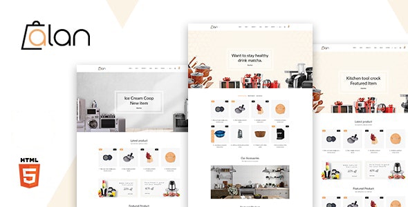 ALAN V1.0 - Kitchen Accessories Bootstrap 5 HTML Template