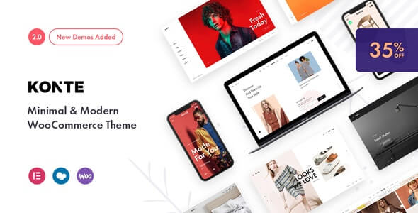 Konte v2.0.0 - Minimal & Modern WooCommerce Theme