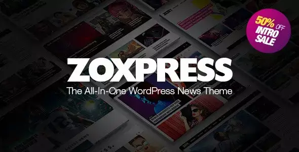 ZoxPress v2.04.0 - All-In-One WordPress News Theme