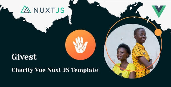 Givest v1.0 - Charity & Fundraising Vue Nuxt JS Template