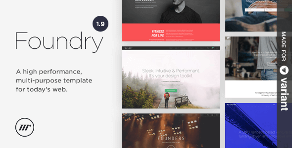 Foundry Multipurpose HTML v1.9.9.1 + Variant Page Builder