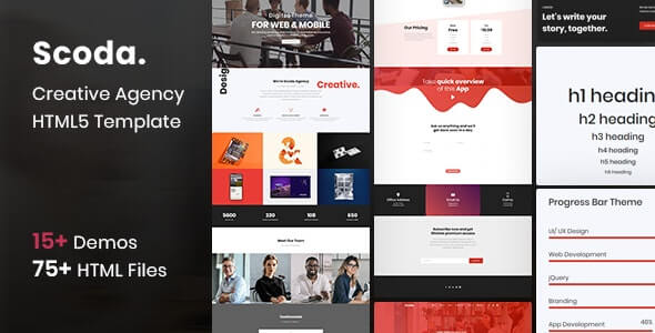 Scoda v1.0 - Multipurpose One Page HTML5 Template