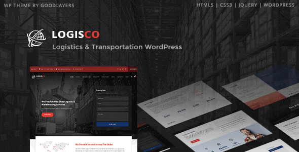 Logisco v1.0.7 - Logistics & Transportation WordPress