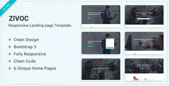 Zivoc v1.0 - Bootstrap 5 Landing Page Template