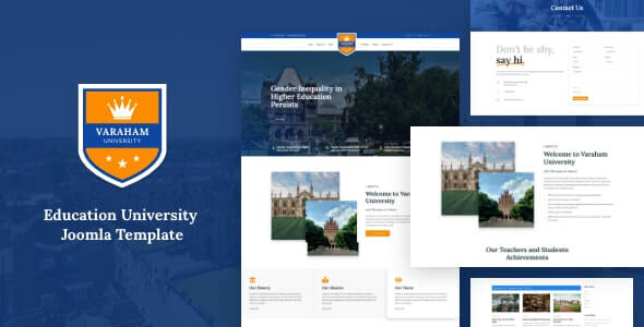 Varaham v1.0 - Education University Joomla Template