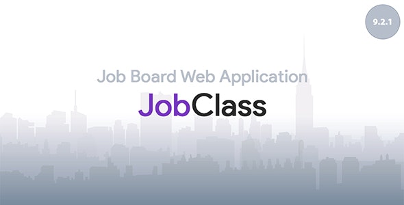 JobClass v9.2.1 - Job Board Web Application - nulled