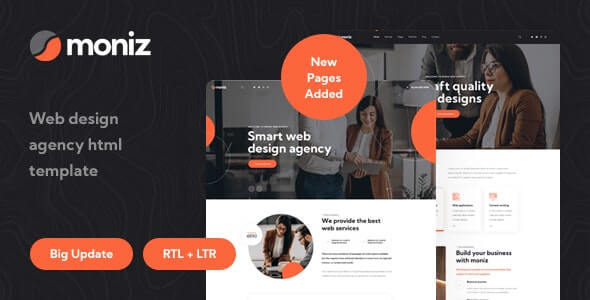 Moniz v1.0 - Web Design Agency HTML Template