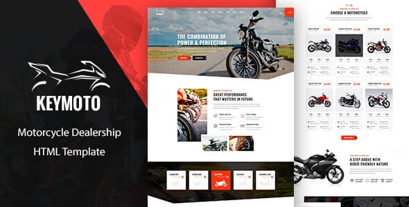 Keymoto v1.0 - Motorcycle HTML Template