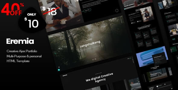Eremia v1.0 - Creative Ajax Portfolio Multi-Purpose & personal HTML Template