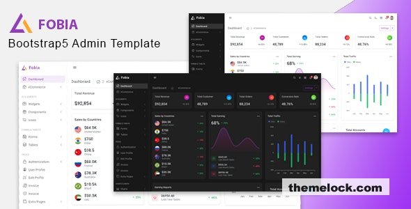 Fobia - Bootstrap5 Admin Template