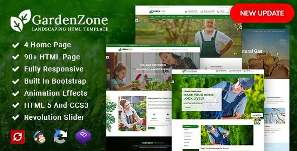 GardenZone v2.3 - Agriculture, Gardening & Landscaping Responsive HTML Template