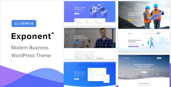 Exponent v1.2.9.1 - Modern Multi-Purpose Business Theme