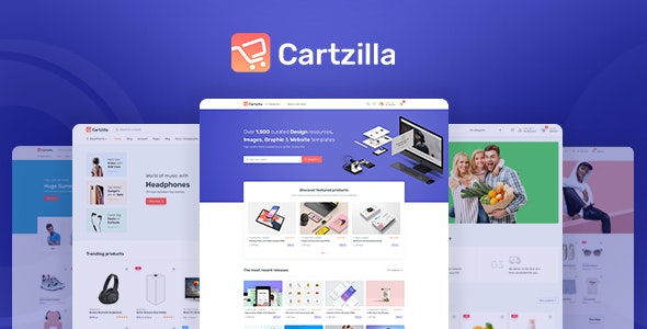 Cartzilla v1.0.30 - Digital Marketplace & Grocery Store WordPress Theme