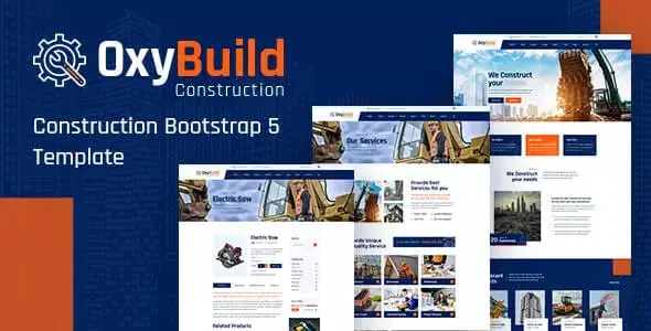 OxyBuild v1.0 - Construction Bootstrap 5 Template