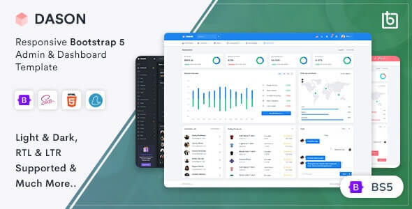 Dason v1.2.0 - Admin & Dashboard Template