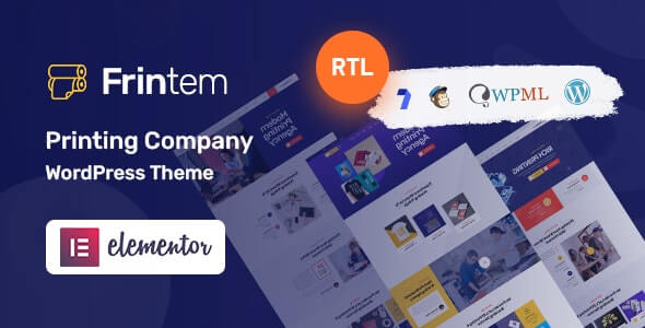 Frintem v1.0.4 - Printing Company WordPress Theme