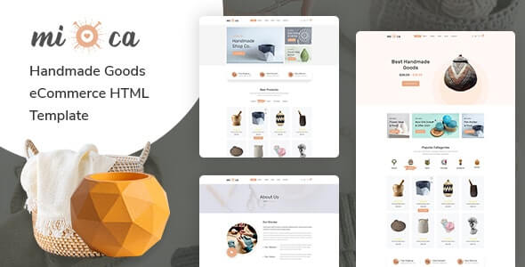 Mioca v1.0 - Handmade Goods eCommerce HTML Template