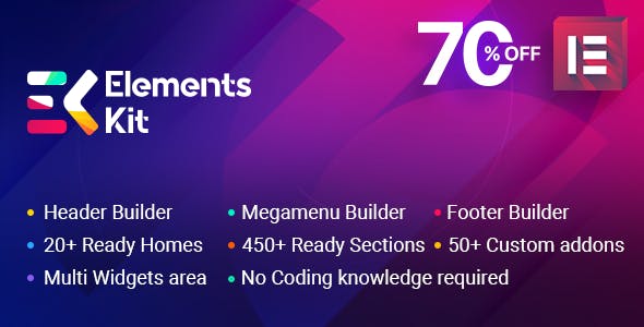 ElementsKit v3.3.0 - The Ultimate Addons for Elementor Page Builder
