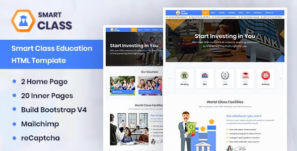 SmartClass v1.0 - Education Agency Coaching & Tuition HTML Template