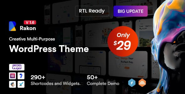 Rakon v1.6 - Creative Multi-Purpose WordPress Theme