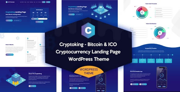 Cryptoking v2.0.9 - Bitcoin & ICO Theme