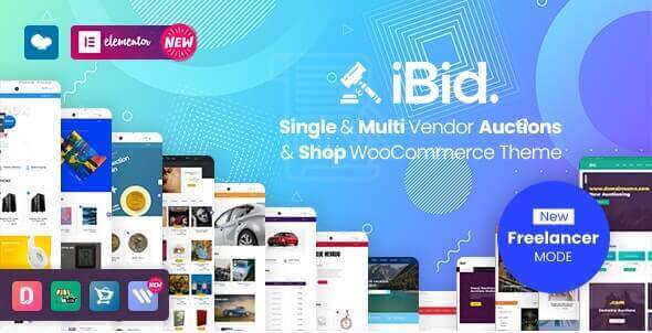 iBid v2.9.3 - Multi Vendor Auctions WooCommerce Theme