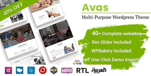 Avas v6.2.5 - Multi-Purpose WordPress Theme