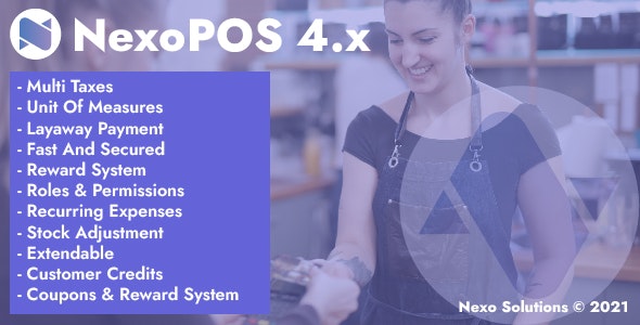 NexoPOS 4.6.3 - POS, CRM & Inventory Manager