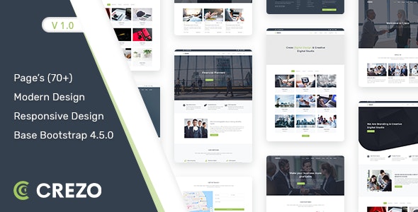 Crezo v1.0 - Multipurpose HTML5 Template