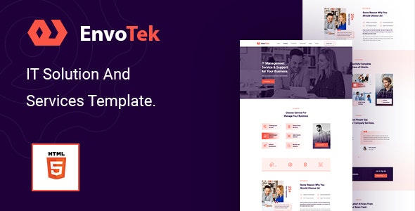 ENVOTEK V1.0 - IT Solution and Services HTML5 Template