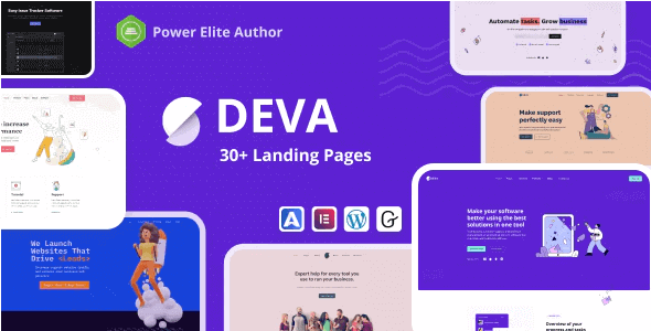 Deva v1.0.5 30+ Landing Pages