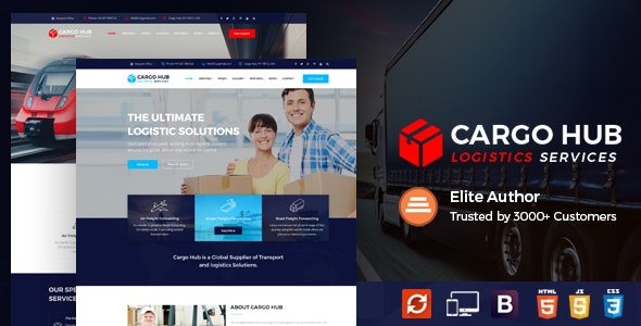 Cargo HUB v1.0 - Logistics HTML Template