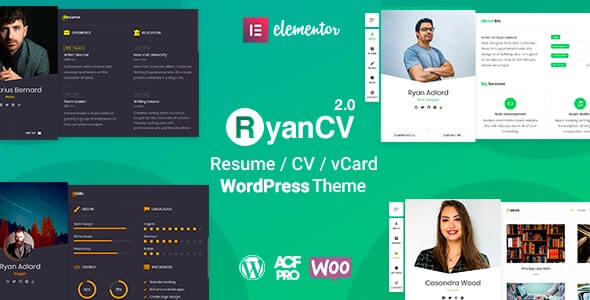 RyanCV v2.0.7 - Resume/CV/vCard Theme