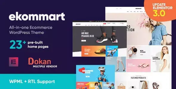 ekommart v3.5.1 - All-in-one eCommerce WordPress Theme