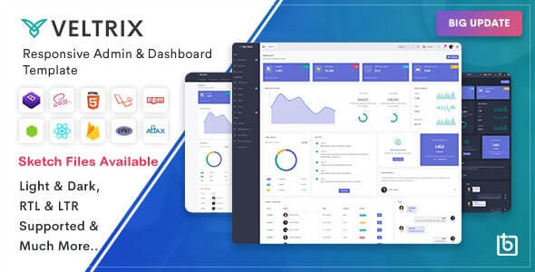 Veltrix v3.3.0 - Admin & Dashboard Template