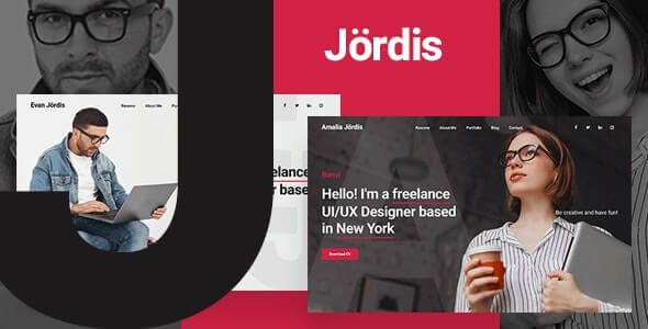 Jordis v1.0 - Bootstrap 4 Personal Portfolio Template