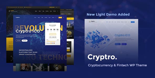 Cryptro v1.4.0 - Cryptocurrency, Blockchain, Bitcoin